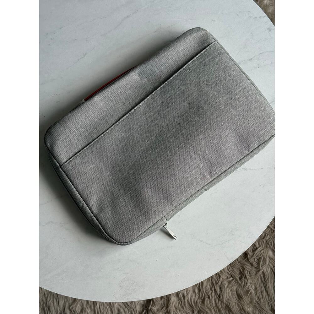 Lacdo 15-15.6” Laptop Sleeve Case Gray Shockproof Water Resistant Carrying Bag - Picture 4 of 9